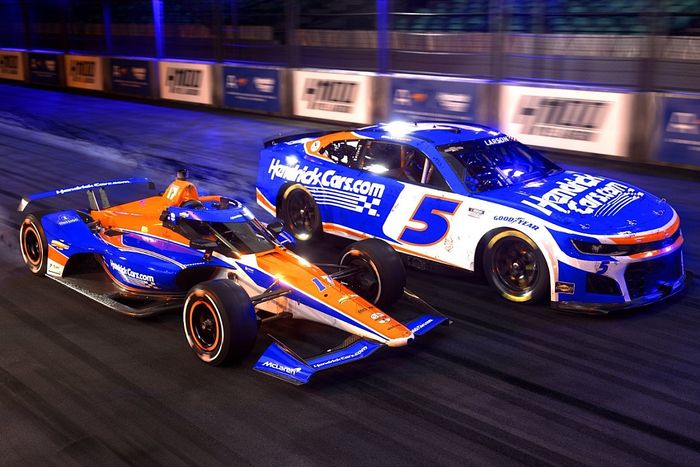 Larson paint schemes revealed for Indy 500/Coke 600 double